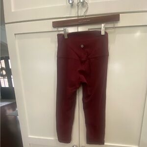 Lululemon High Rise 17" Leggings - Size 4